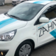 Autobeschriftung mit Zahntechnik-Werbung